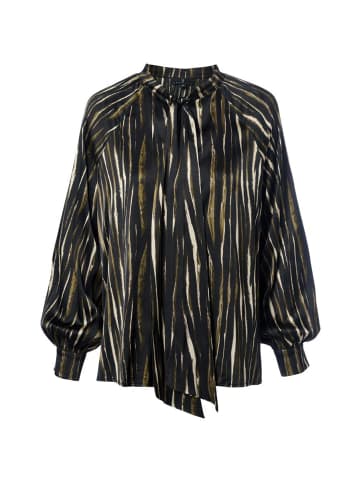 Mart Visser Bluse mit Bension-Print Schwarz / Multi