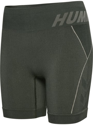 Hummel Short "Hmlte Christel Seamless Shorts" in Grün