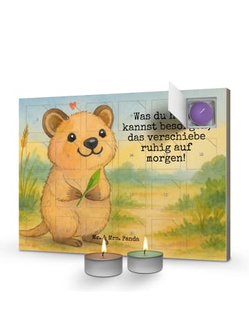 Mr. & Mrs. Panda adventskalender kerzen Quokka Happy Design mit ... in Weiß