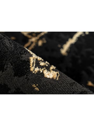 Kayoom Kayoom Neu 2026 Wohnzimmer Kurzflor Teppich Tilly 125 schwarz in schwarz