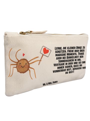 Mr. & Mrs. Panda Mäppchen Spinne Agathe Motivation mit Spruch in Weiß