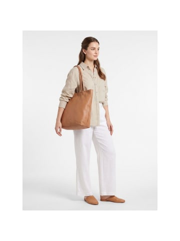 Liebeskind Berlin Hera II Schultertasche L Leder 42 cm cognac