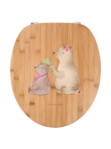 Mr. & Mrs. Panda Motiv WC Sitz Bär Kind ohne Spruch in Braun