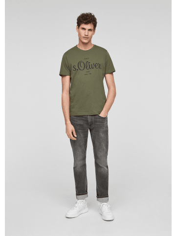 s.Oliver T-Shirt kurzarm in Olive