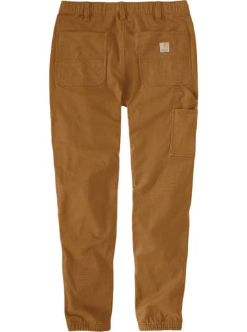 CARHARTT  Stoffhose "Relaxed Canvas 106889" in Braun