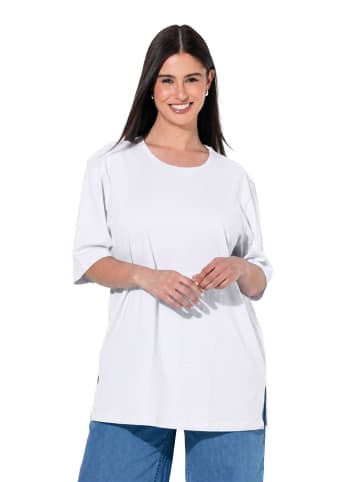 Ulla Popken Shirt in schneeweiß