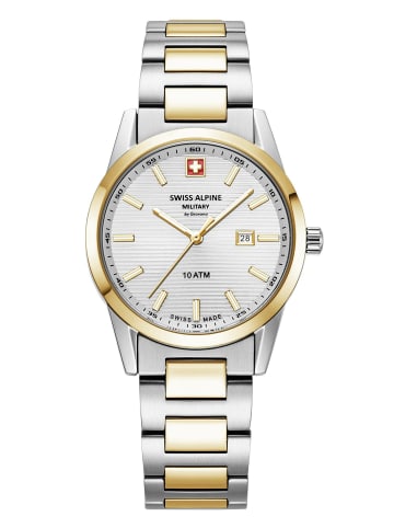 Swiss Alpine Military by Grovana Analoguhr für Damen in silber