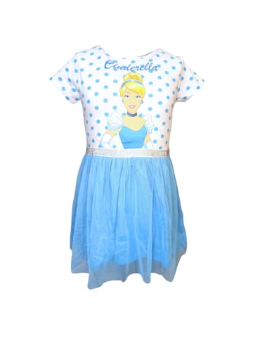 Disney Princess Sommerkleid Disney Princess Cinderella mit Tüll & Glitzer in Hellblau