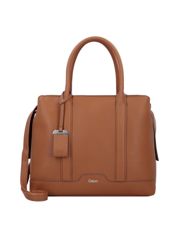 Gabor Marga Schultertasche 35 cm Laptopfach in cognac