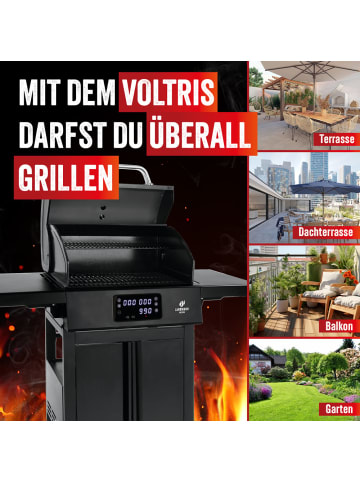 Landmann Elektrogrill VOLTRIS 3200W schwarz EG-II-591 Schwarz