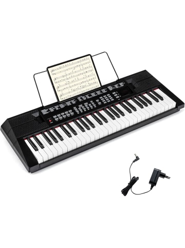COSTWAY Keyboard Piano 54 Tasten in Schwarz
