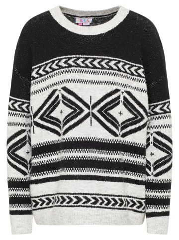 IZIA Damen Strickpullover in Schwarz