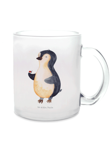 Mr. & Mrs. Panda Teetasse Pinguin Marienkäfer ohne Spruch in Transparent