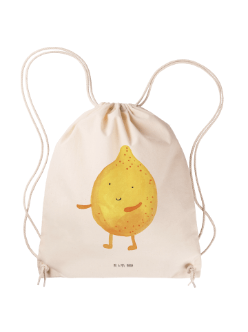 Mr. & Mrs. Panda gym rucksack Beste Freunde Zitrone ohne Spruch in Creme