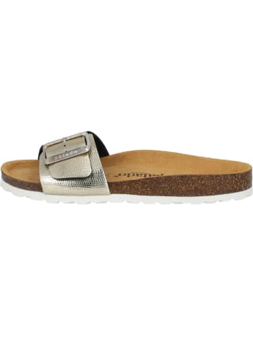 Palado Pantoletten in gold schwarz