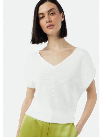 comma T-Shirt kurzarm in Weiß
