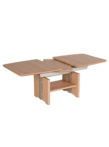 58 aufm Kessel FUNKTIONSTISCH Caren höhenverstellbar ausziehbar 120x70x54 Wildeiche