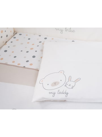 Kikkaboo My Teddy 140 x 70 cm 6-teilig in weiß
