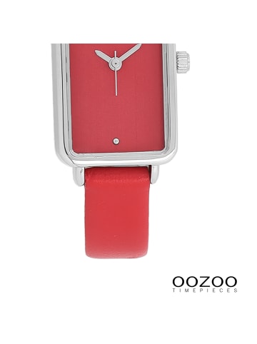 Oozoo Analog-Armbanduhr Oozoo Timepieces rot extra groß (ca. 19x31mm)