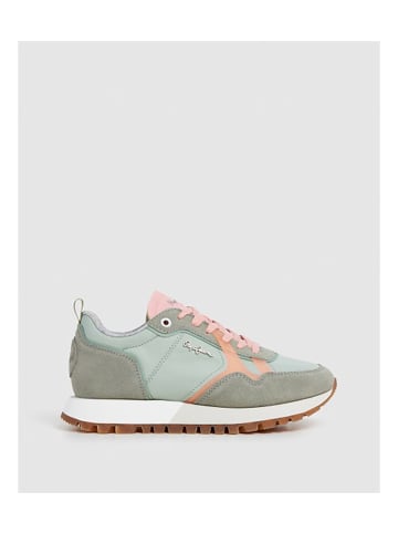 Pepe Jeans Sneakers Ari in 701-Verde/rosa