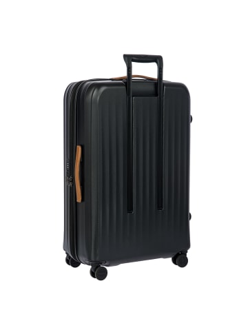 BRIC`s Taormina 4 Rollen Trolley 75 cm mit Dehnfalte in black