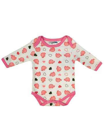 Schlummersack Baby-Bodys langarm 3er-Pack in Pink