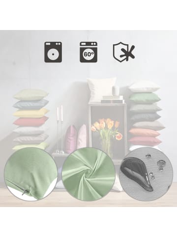 Erwin Müller Kissenhülle Madrid in pistazie