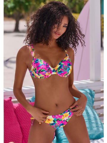 LASCANA Bügel-Bikini-Top in pink bedruckt