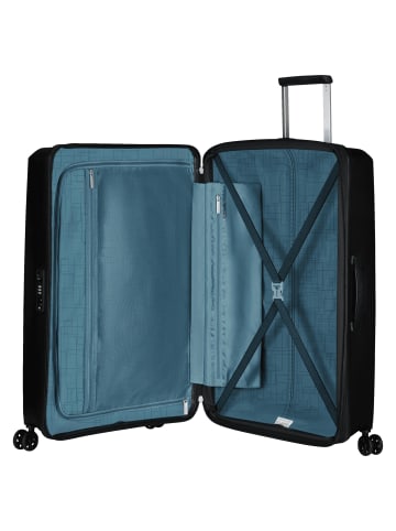 American Tourister Aerostep - 4-Rollen-Trolley L 77 cm erw. in schwarz