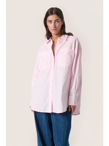 Soaked in Luxury Langarm - Hemd SLCalico Lockere Passform in Ballerina