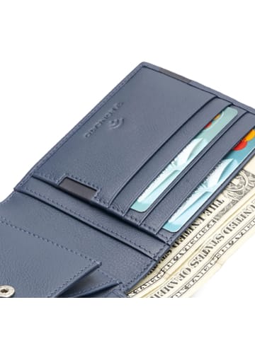 Roncato Monaco Geldbörse RFID Schutz Leder 9.5 cm in denim