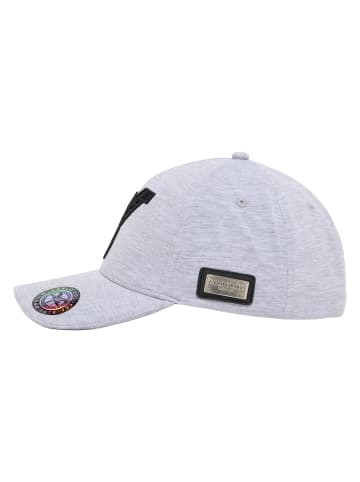 Carlo Colucci Baseball Cap Comba in Grau Meliert