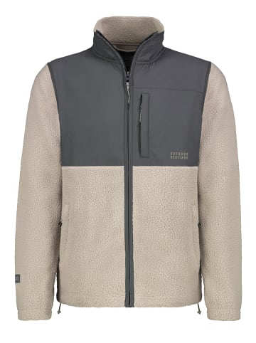 Sublevel Outdoor Windjacke mit mehreren Taschen in Beige-3