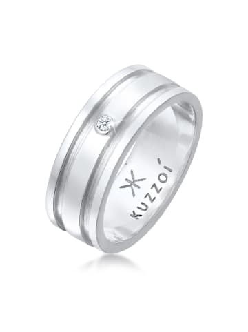 KUZZOI Ring für Herren in silber