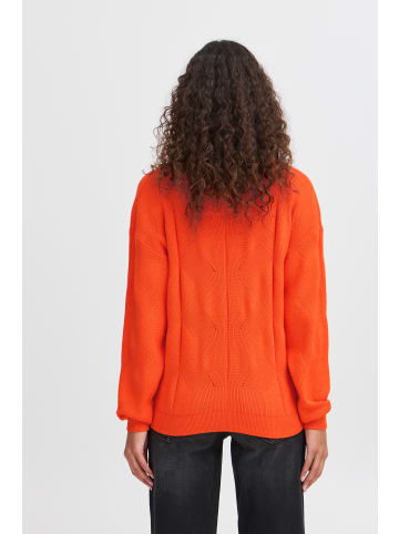 ICHI Strickpullover IHBOSTON Loose fit in Orange.com