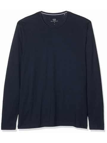 Calida Rundhals Langarmshirt für Herren in dunkel-blau