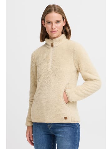 Oxmo Troyer OXTELSONIA 21301250ME kuscheliger Teddy-Pullover in Grau