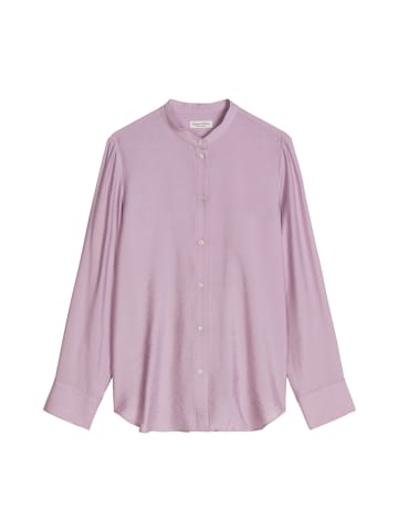 Marc O'Polo Crinkle-Bluse regular in Dusty Lavender