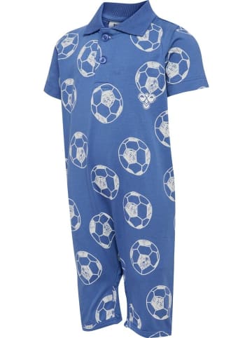 Hummel Kinder Kurzarmbody "Hmlmini Reg Polo Bodysuit S/S" in Blau