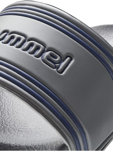 Hummel Hummel Badelatschen Pool Slide Erwachsene Atmungsaktiv Leichte Design Wasserabweisend in SHARKSKIN