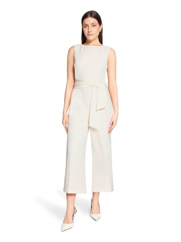 Betty Barclay Jumpsuit mit Gürtel in Rohweiß