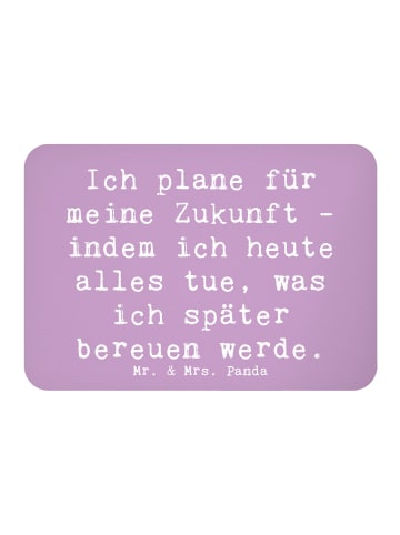 Mr. & Mrs. Panda magnet Spruch Lebensziele und Abenteuer mit Spruch in Lavendeltraum