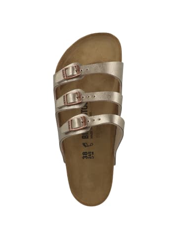Birkenstock Pantolette Florida Birko-Flor Graceful normal XT in hellbraun