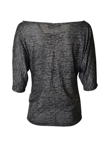 Roberto Geissini Red Lips T-Shirt Schwarz