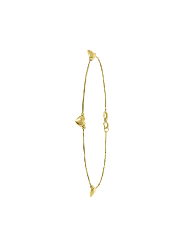 Lucardi 375 Gold Armband Herz