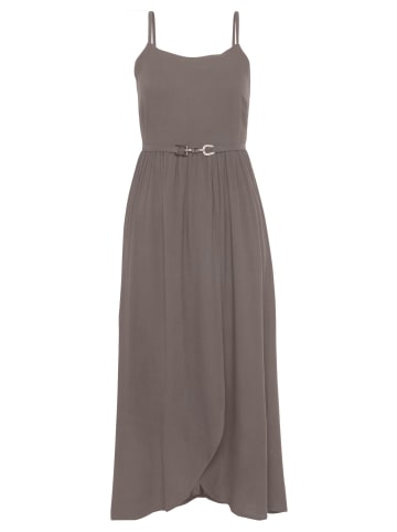 LASCANA Midikleid in taupe