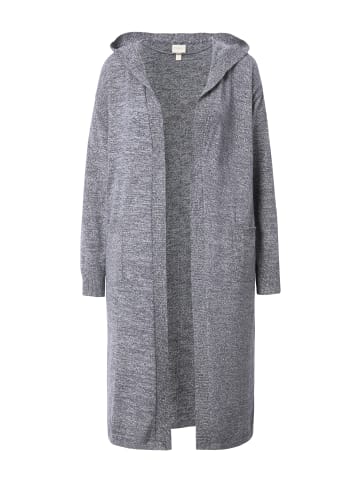 Ulla Popken Strickjacke in marine-melange