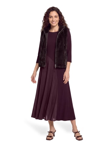 CARTOON Jerseykleid mit 3/4 Arm in Dark Dahlia