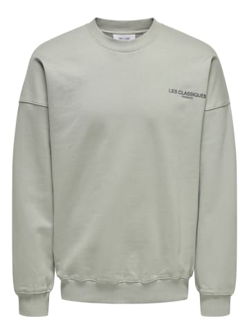 Only&Sons Sweatshirt 'Les Classiques' in hellgrau