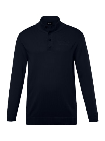 Men Plus Pullover in navy blau